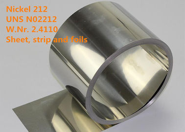 Hợp kim đặc biệt dựa trên niken cho tấm niken điện tử 212 / UNS N02212 / Dải / Dây