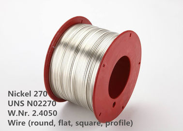Niken 270 / UNS N02270 Hợp kim đặc biệt cao cấp Lá / Dây cho phần điện tử